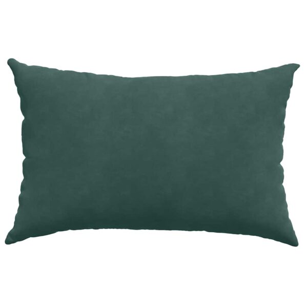 vidaXL Vankúše na pohovku 2 pcs Tmavozelená 60 x 40 cm – Obrázok 6