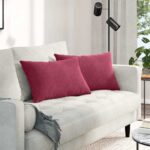 vidaXL Vankúše na pohovku 2 pcs Víno červené 60 x 40 cm