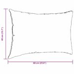 vidaXL Vankúše na pohovku 2 pcs Víno červené 60 x 40 cm – Obrázok 9