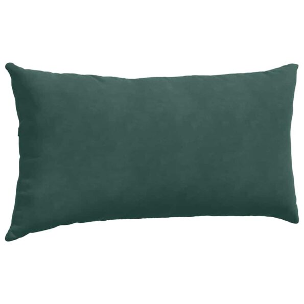 vidaXL Vankúše na pohovku 2 pcs Tmavozelená 80 x 40 cm – Obrázok 5