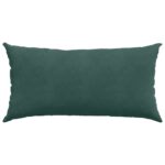 vidaXL Vankúše na pohovku 2 pcs Tmavozelená 80 x 40 cm – Obrázok 6