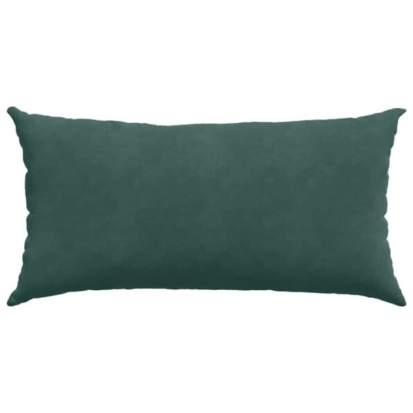 vidaXL Vankúše na pohovku 2 pcs Tmavozelená 80 x 40 cm – Obrázok 6