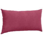 vidaXL Vankúše na pohovku 2 pcs Víno červené 80 x 40 cm – Obrázok 5