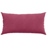 vidaXL Vankúše na pohovku 2 pcs Víno červené 80 x 40 cm – Obrázok 6