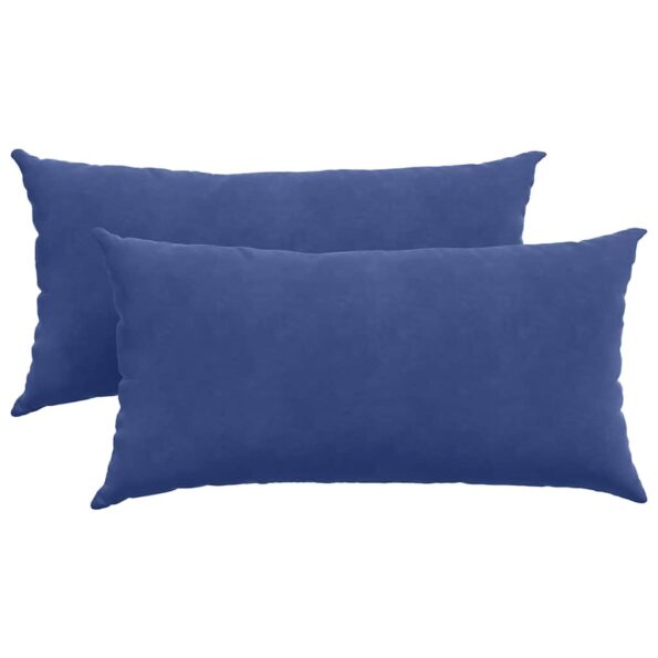 vidaXL Vankúše na pohovku 2 pcs Policajná modrá 80 x 40 cm – Obrázok 2