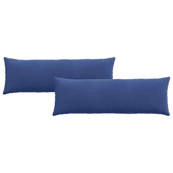 vidaXL Vankúše na pohovku 2 pcs Policajná modrá 120 x 40 cm – Obrázok 2