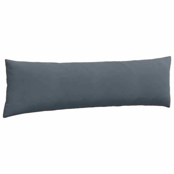 vidaXL Vankúše na pohovku 2 pcs Tmavo šedá 145 x 40 cm – Obrázok 5