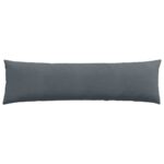 vidaXL Vankúše na pohovku 2 pcs Tmavo šedá 145 x 40 cm – Obrázok 6
