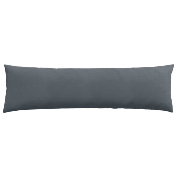 vidaXL Vankúše na pohovku 2 pcs Tmavo šedá 145 x 40 cm – Obrázok 6