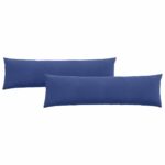 vidaXL Vankúše na pohovku 2 pcs Policajná modrá 145 x 40 cm – Obrázok 2