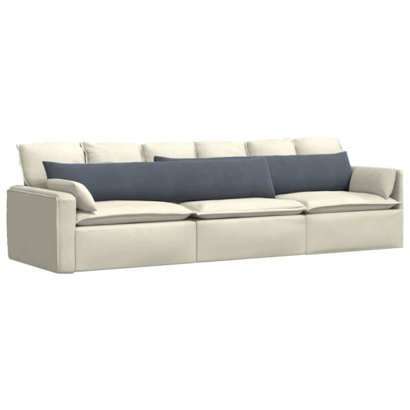 vidaXL Vankúše na pohovku 2 pcs Tmavo šedá 200 x 40 cm – Obrázok 3
