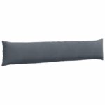 vidaXL Vankúše na pohovku 2 pcs Tmavo šedá 200 x 40 cm – Obrázok 5