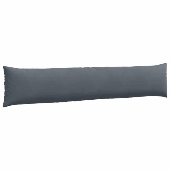 vidaXL Vankúše na pohovku 2 pcs Tmavo šedá 200 x 40 cm – Obrázok 5