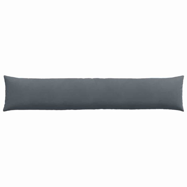 vidaXL Vankúše na pohovku 2 pcs Tmavo šedá 200 x 40 cm – Obrázok 6