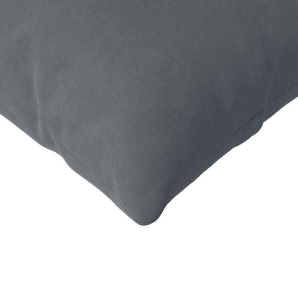 vidaXL Vankúše na pohovku 2 pcs Tmavo šedá 200 x 40 cm – Obrázok 7
