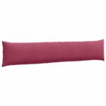 vidaXL Vankúše na pohovku 2 pcs Víno červené 200 x 40 cm – Obrázok 5