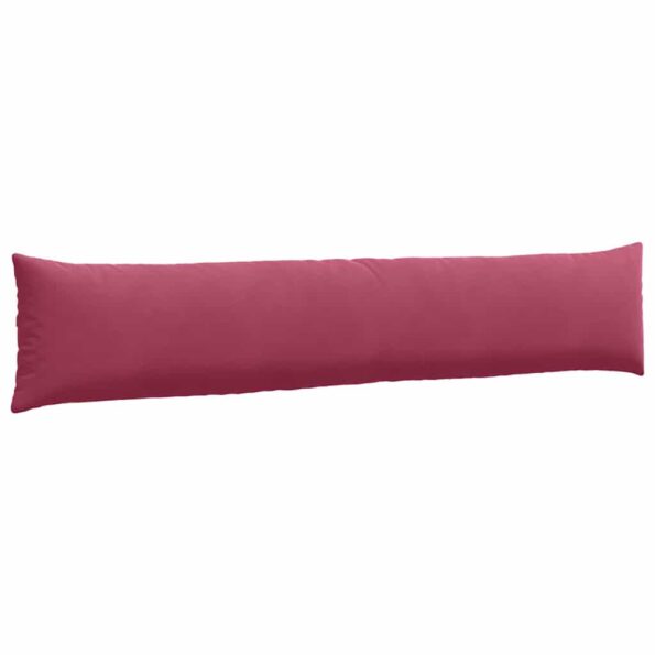 vidaXL Vankúše na pohovku 2 pcs Víno červené 200 x 40 cm – Obrázok 5