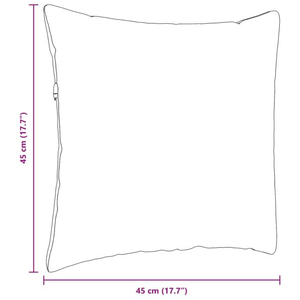 vidaXL Vankúše na pohovku Modrá látka – Obrázok 9