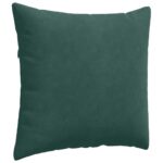 vidaXL Vankúše na pohovku 2 pcs Tmavozelená 45 x 45 cm – Obrázok 5