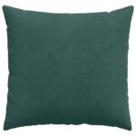 vidaXL Vankúše na pohovku 2 pcs Tmavozelená 45 x 45 cm – Obrázok 6