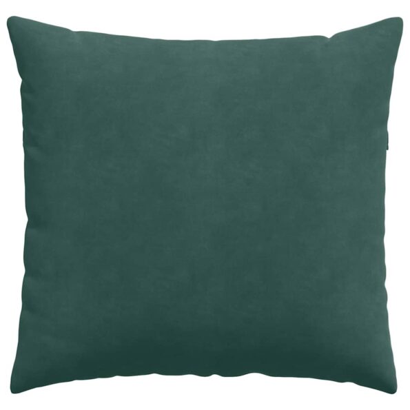 vidaXL Vankúše na pohovku 2 pcs Tmavozelená 45 x 45 cm – Obrázok 6