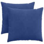 vidaXL Vankúše na pohovku 2 pcs Policajná modrá 45 x 45 cm – Obrázok 2