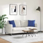 vidaXL Vankúše na pohovku 2 pcs Policajná modrá 45 x 45 cm – Obrázok 4