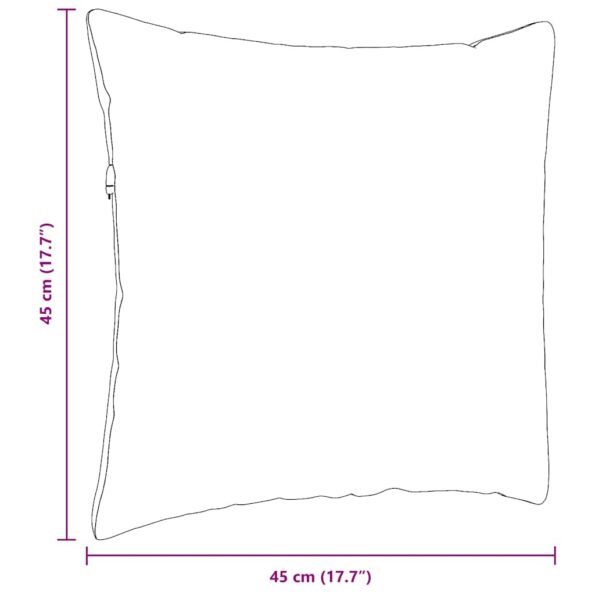 vidaXL Vankúše na pohovku 2 pcs Policajná modrá 45 x 45 cm – Obrázok 9
