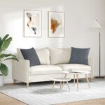 vidaXL Vankúše na pohovku 2 pcs Tmavo šedá 50 x 50 cm – Obrázok 4