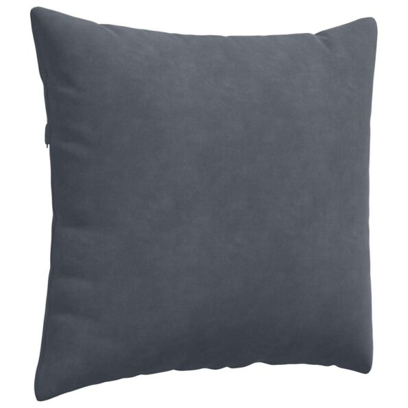 vidaXL Vankúše na pohovku 2 pcs Tmavo šedá 50 x 50 cm – Obrázok 5