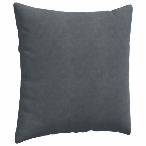 vidaXL Vankúše na pohovku 2 pcs Tmavo šedá 60 x 60 cm – Obrázok 5