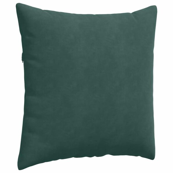 vidaXL Vankúše na pohovku 2 pcs Tmavozelená 60 x 60 cm – Obrázok 5