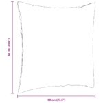 vidaXL Vankúše na pohovku 2 pcs Tmavozelená 60 x 60 cm – Obrázok 9