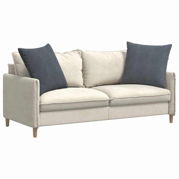 vidaXL Vankúše na pohovku 2 pcs Tmavo šedá 80 x 80 cm – Obrázok 3