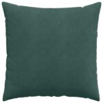 vidaXL Vankúše na pohovku 2 pcs Tmavozelená 80 x 80 cm – Obrázok 6