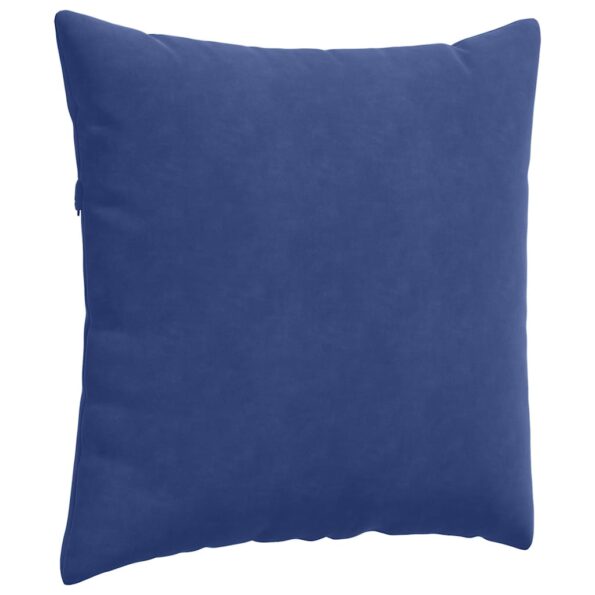 vidaXL Vankúše na pohovku 2 pcs Policajná modrá 80 x 80 cm – Obrázok 5