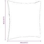 vidaXL Vankúše na pohovku 2 pcs Policajná modrá 80 x 80 cm – Obrázok 9
