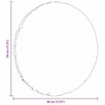 vidaXL Vankúše na sedenie 2 pcs Sivohnedá Ø30 x 13 cm látka – Obrázok 9