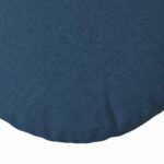 vidaXL Vankúše na sedenie 2 pcs Modrá Ø30 x 13 cm látka – Obrázok 7