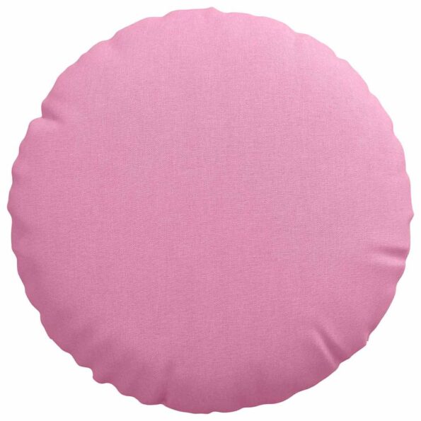 vidaXL Vankúše na sedenie 2 pcs Ružová Ø30 x 13 cm látka – Obrázok 6