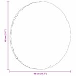 vidaXL Vankúše na sedenie 2 pcs Modrá Ø40 x 13 cm látka – Obrázok 9