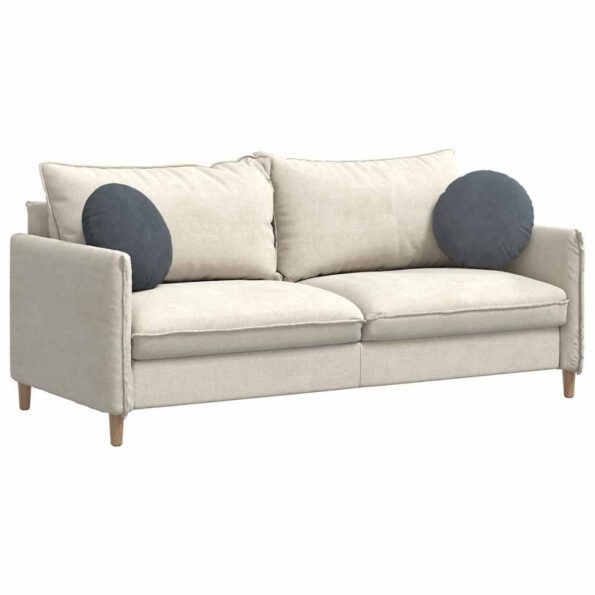 vidaXL Vankúše na sedenie 2 pcs Tmavo šedá Ø 40 x 13 cm Zamat – Obrázok 3