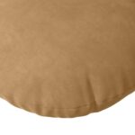 vidaXL Vankúše na sedenie 2 pcs Hnedá Ø 40 x 13 cm Zamat – Obrázok 7