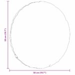 vidaXL Vankúše na sedenie 2 pcs Tmavo šedá Ø50 x 19 cm látka – Obrázok 9