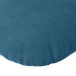 vidaXL Vankúše na sedenie 2 pcs Modrá Ø 40 x 13 cm Zamat – Obrázok 7