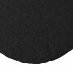 vidaXL Vankúše na sedenie 2 pcs Čierna Ø60 x 21 cm látka – Obrázok 7