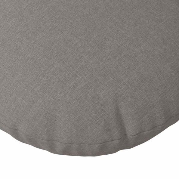 vidaXL Vankúše na sedenie 2 pcs Sivohnedá Ø60 x 21 cm látka – Obrázok 7