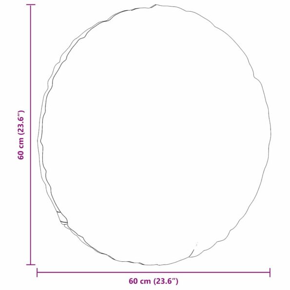 vidaXL Vankúše na sedenie 2 pcs Sivohnedá Ø60 x 21 cm látka – Obrázok 9