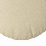 vidaXL Vankúše na sedenie 2 pcs Krémová Ø60 x 21 cm látka – Obrázok 7