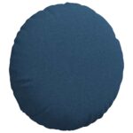 vidaXL Vankúše na sedenie 2 pcs Modrá Ø60 x 21 cm látka – Obrázok 5